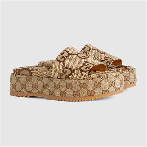 gucci mules plateforme|Gucci slides women.